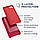Чохол для iPhone SE 2022 / SE 2020 / 8 / 7 - Cиліконовий з мікрофіброю, Rose Red (37), фото 3