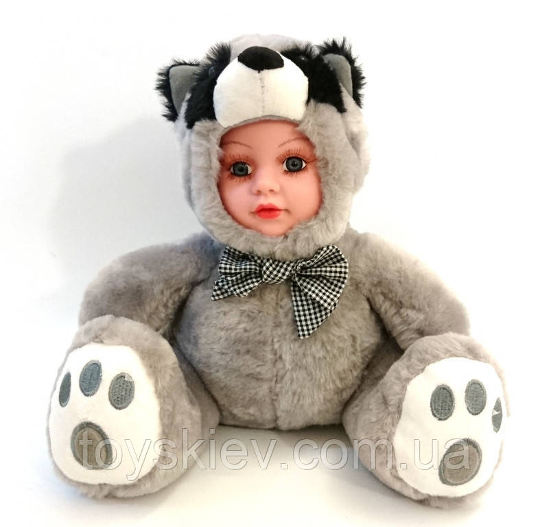 Пупс в одязі єнота, фото 1