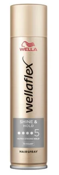 Лак для волосся Wellaflex Блиск та фiксацiя, суперсильної фiксацiї, 250 мл, фото 1