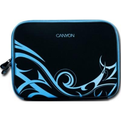 Чохол до ноутбука CANYON 10" чорний + блакитний, тканина