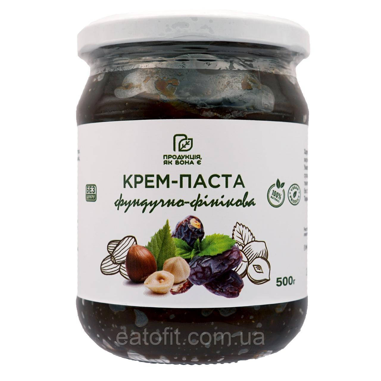 Крем-паста фундучно-фінікова, 500г