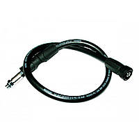 Шланг до регулятору второї ступені середнього тиску Aqualung AQUA FLEX 3/8 чорний 70 см (RH119114)