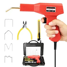 Набір для Ремонта пластикових деталей. Пістолет для зварювання пластикових виробів та інструменти для ремонту бампера