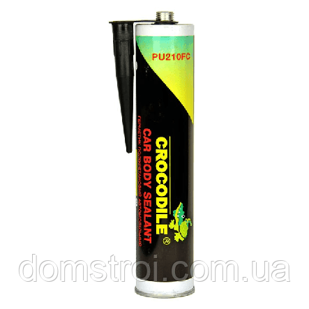 Герметик шовний CROCODILE (310 мл) Чорний, фото 2