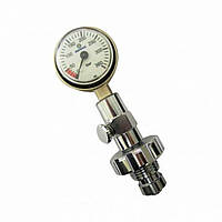 Манометр для перевірки тиску у балоні Apeks DIN з клапаном (NS131122)