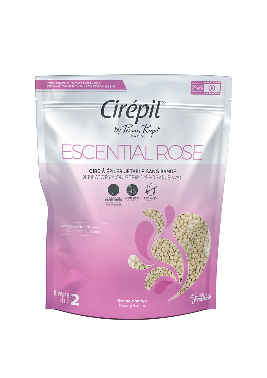 Cirepil плівковий віск для депіляції Escential Parfum Rose (парфумерна троянда) 800 г