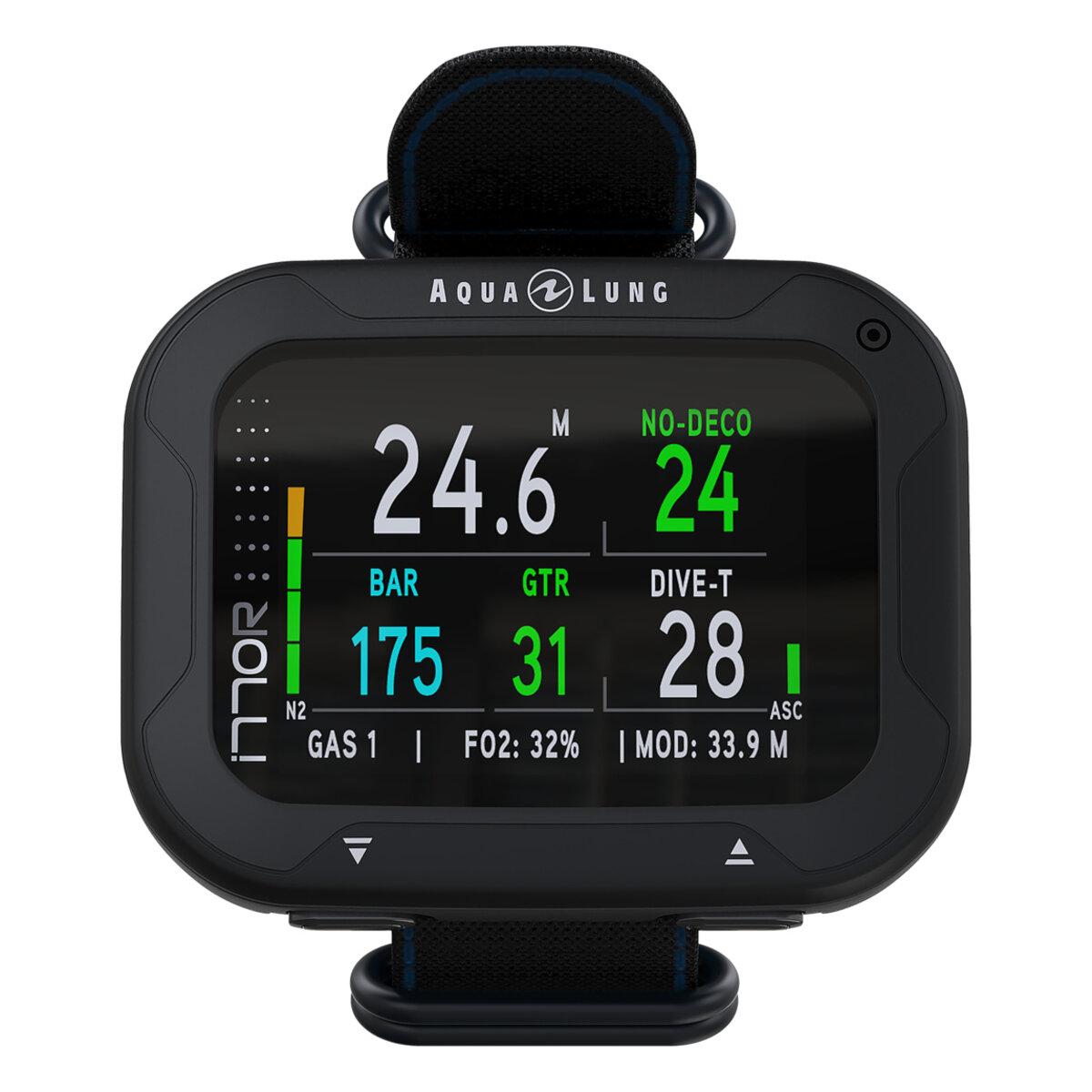 Декомпрессиметр для дайвінгу Aqualung i770R з USB чорний (NS139111), фото 1