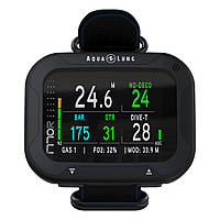 Декомпрессиметр для дайвінгу Aqualung i770R з USB чорний (NS139111)