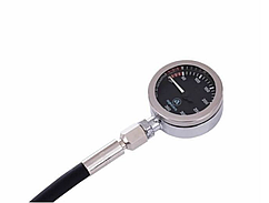 Манометр для дайвінгу Apeks TEK зі шлангом 65 см (NS131135)