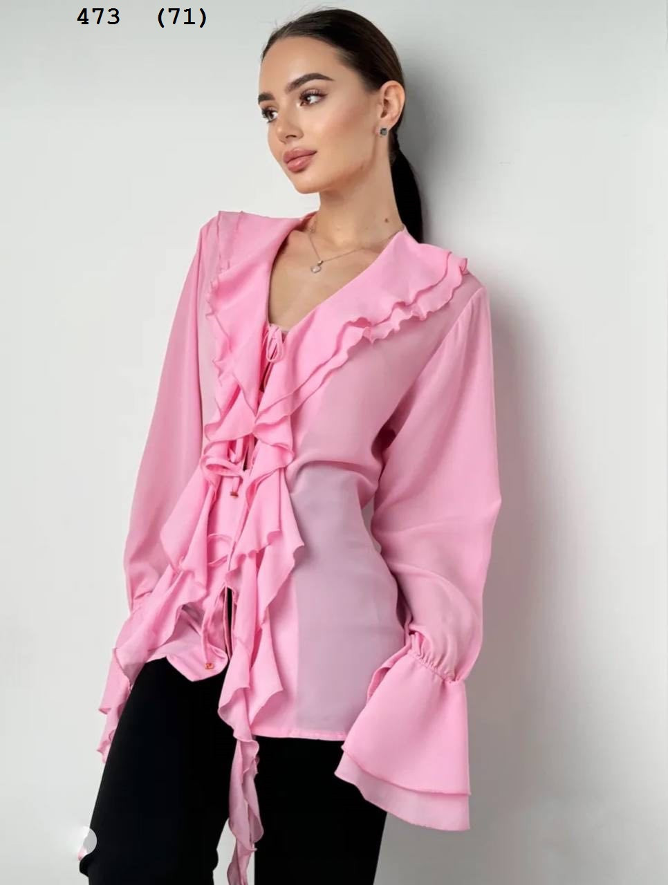 Жіноча блуза (сорочка ) у стилі бохо 473  (71), фото 1