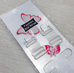 Бретелі силіконові 15 мм з металевими застібками