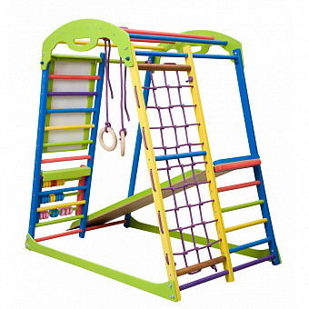 Дитячий спортивний комплекс для будинку SportWood Plus, фото 1