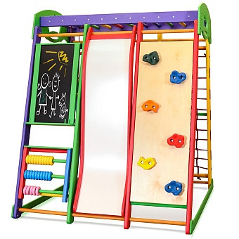 Спортивний комплекс для дому SportBaby «Акварелька Plus 4», (SportBaby), фото 1