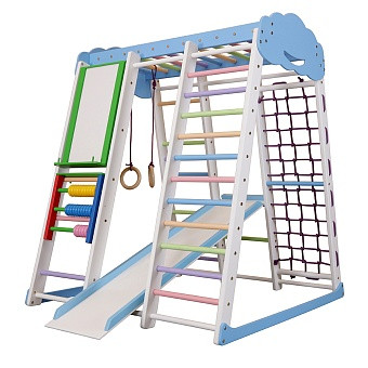 Спортивний комплекс для дому SportBaby «Акварелька Sky», фото 1