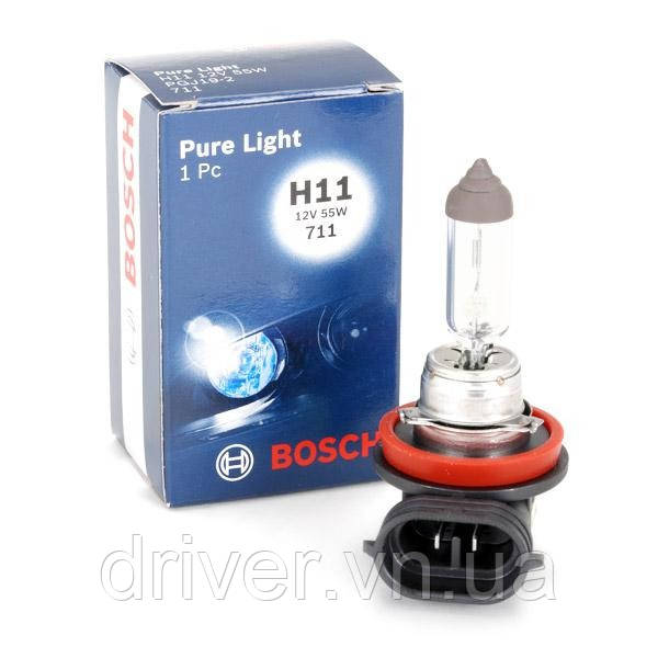 Автолампа H11 Eco 12V 55W PGJ19-2 - 1шт, (1987302806), фото 1