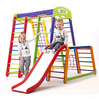 Спортивний комплекс для будинку Акварелька Plus 1-1, (SportBaby)