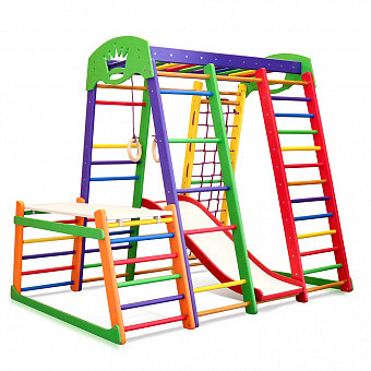 Спортивний комплекс для будинку Акварелька Plus 1-1, (SportBaby), фото 1