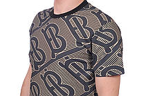 Футболка чоловіча Burberry 25-B502 чорна, фото 6