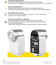 Електронний контролер Nuki Smart Lock 4.0 Pro Wi-Fi Білий (NUK-221010), фото 5