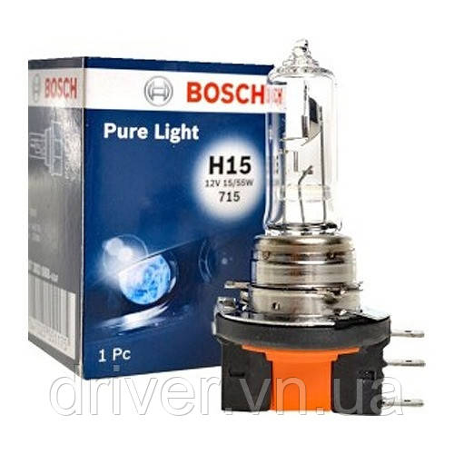 Автолампа H15 Pure Light 12V 15/55W PGJ23t-1 - 1шт, (1987302088), фото 1