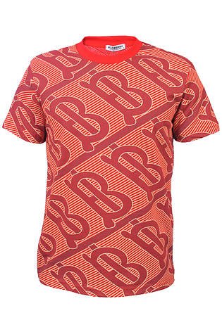 Футболка чоловіча Burberry 25-B502 червона, фото 1