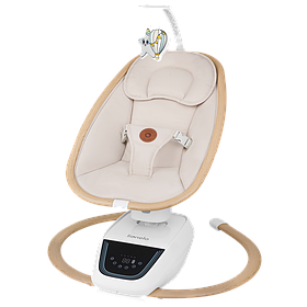 Центр гойдалки-шезлонг Lionelo Olivia Beige Natural Бежевий