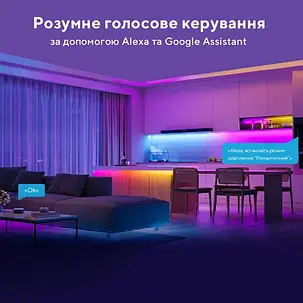 Стрічка світлодіодна розумна Govee H618A RGBIC Basic Wi-Fi + Bluetooth LED Strip Light 5 м Білий (H618A3D1), фото 3