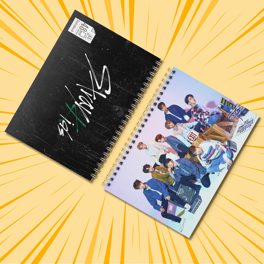 Скетчбук А5 48 л. 150 гр.м² K-Pop Group Stray Kids