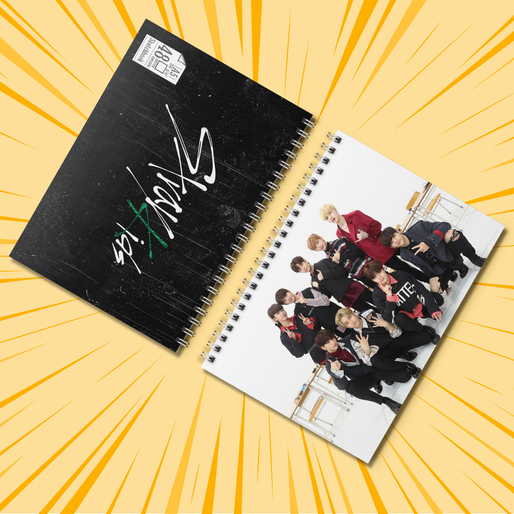 Скетчбук А5 48 л. 150 гр.м² K-Pop Group Stray Kids 012
