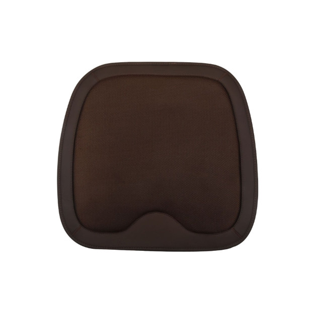 Подушка на сидіння авто ортопедична, нековзна, з дихаючим покриттям, 49*47*2 см Коричневий