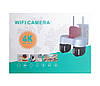 Камера подвійна поворотна A2S 2 CAMERA WIFI WITH ALARM V380 App, фото 4