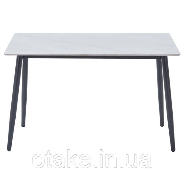 Стіл обідній Sherman біло-сірий 110*70*75, фото 1