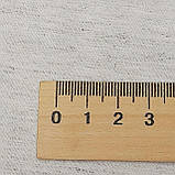 Льон стрейч щільний однотон природній колір, фото 4