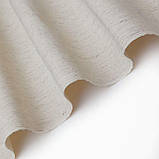 Льон стрейч щільний однотон природній колір, фото 9