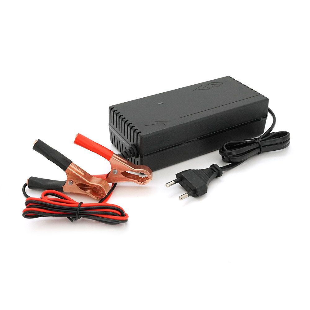 Зарядний пристрій акумуляторів LiFePO4 14.6V,4S,5A, з крокодилами, LED-індикація, фото 1