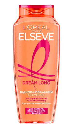 Шампунь L'Oreal Paris Elseve Dream Long для довгого і пошкодженого волосся 400 мл