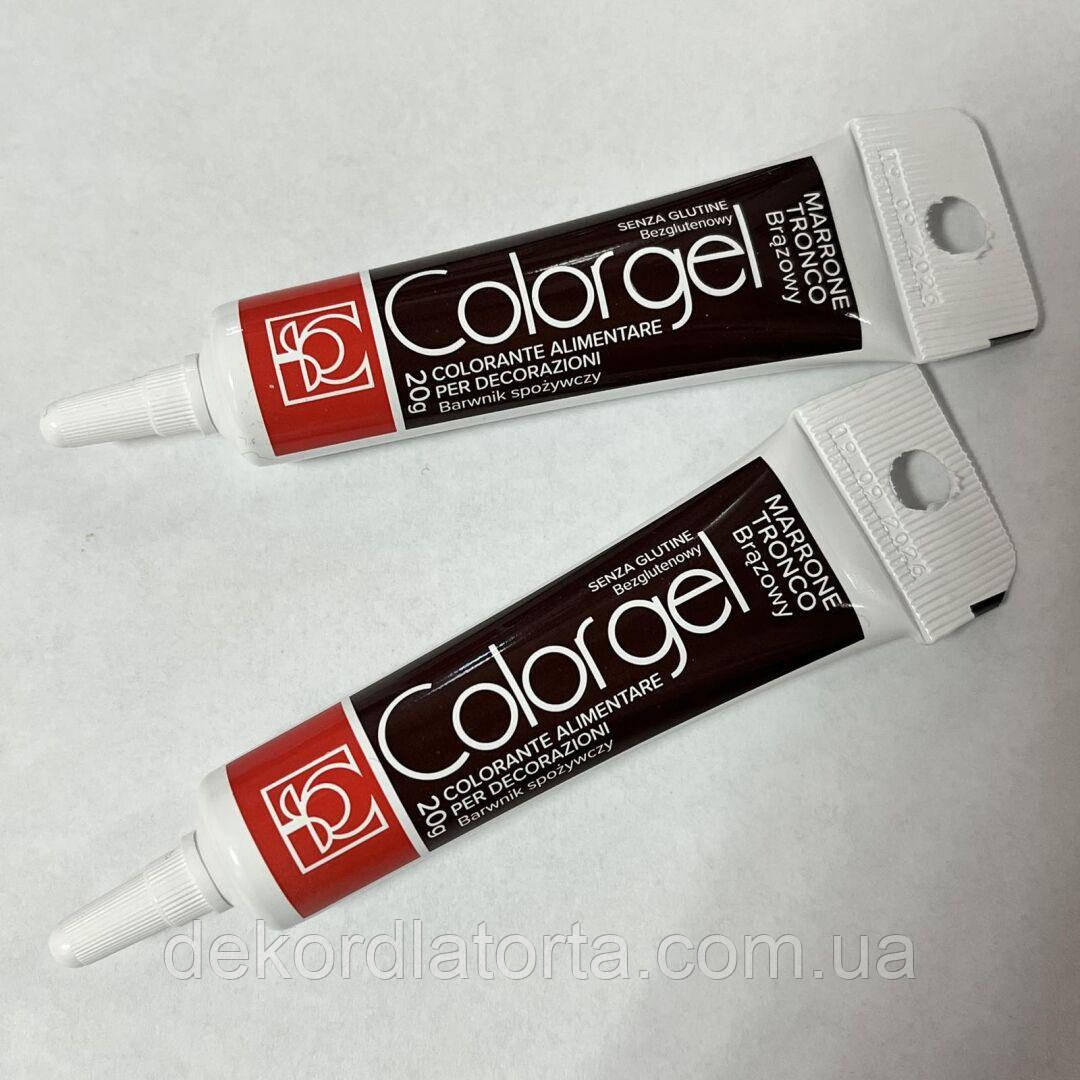 Барвник гелевий Modecor Коричневий (Marrone Tronco) 20 гр