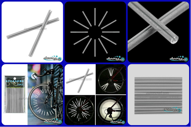 Отражатели на спицы велосипеда