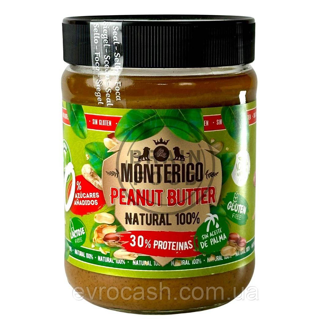 Арахісова паста Monterico Natural 100% без цукру  500 гр, фото 1