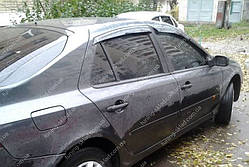 Вітровики вікон Рено Лагуна 2 (дефлектори бічних вікон Renault Laguna 2)