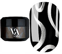 Гель-краска для дизайна ногтей Valeri Silver Metal Gel 5 мл Серебристый