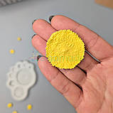 Молд силіконовий СЕРЕДИНКИ СОНЯШНИКА (ромашки, маргаритки), 11х8 см, фото 2