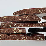 Чорний шоколад 75% на меду крафтовий з подрібненими горіхами асорті 90 грамів, фото 2