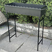 Мангал Mzavod Гектор на 12 шампурів 3мм на ніжках