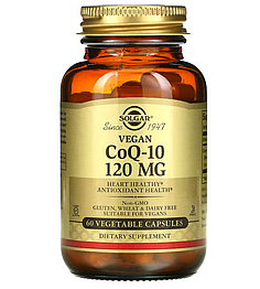 Vegan CoQ-10 Solgar 120 мг 60 капсул