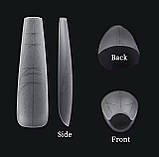 Гелеві типси 120 шт/уп. Дизайнер Multiforms Fast Gel Tips MT1 для нарощування нігтів, фото 4