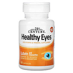 Лютеїн і зеаксантин, Lutein & Zeaxanthin, 21st Century, 60 капсул