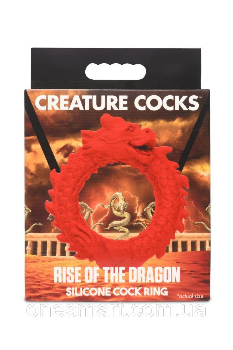 Ерекційне кільце Creature Cocks силіконове для поліпшення ерекції та збільшення задоволення, фото 1