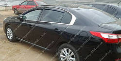 Вітровики вікон Рено Латитюд (дефлектори бічних вікон Renault Latitude)