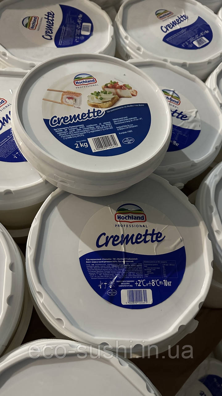 Сир для суші Cremette Hochland - 2 кг, фото 1